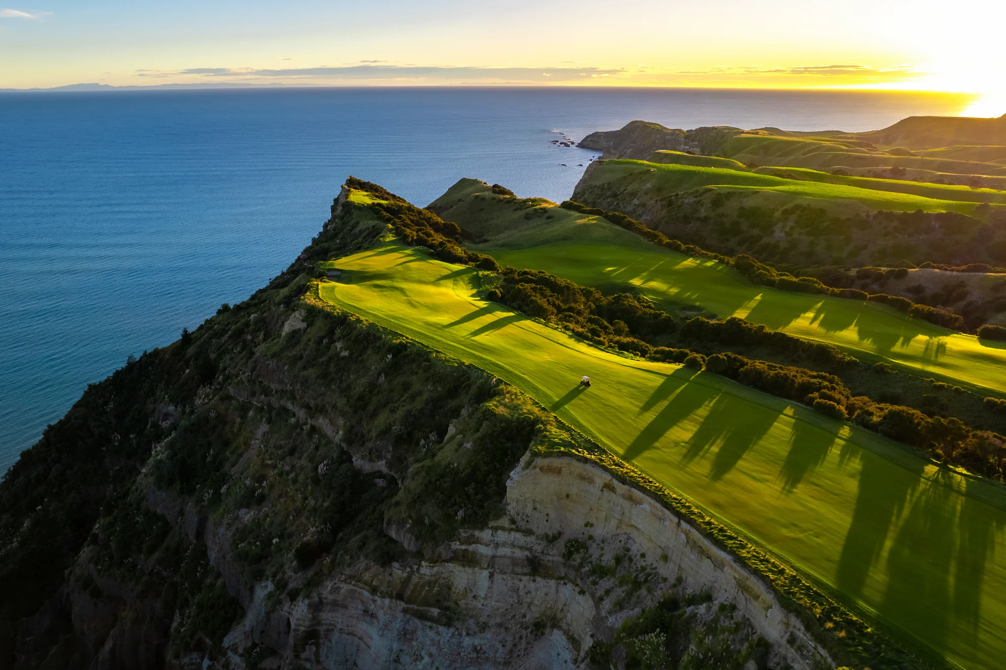 Cape Kidnappers Hole 15 and 16 by Ricky Robinson