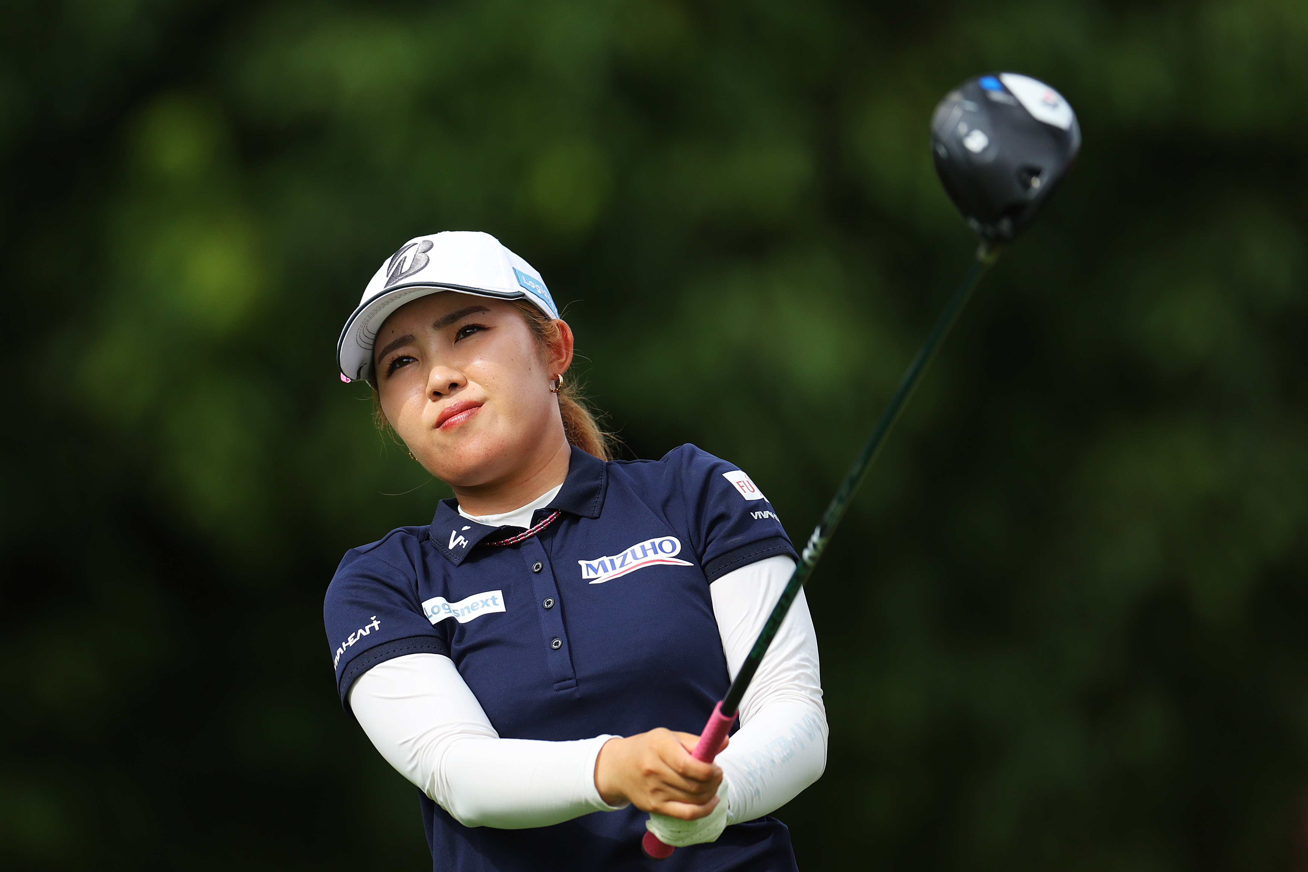 R3 Leader Ayaka Furue. Credit: Getty, LPGA