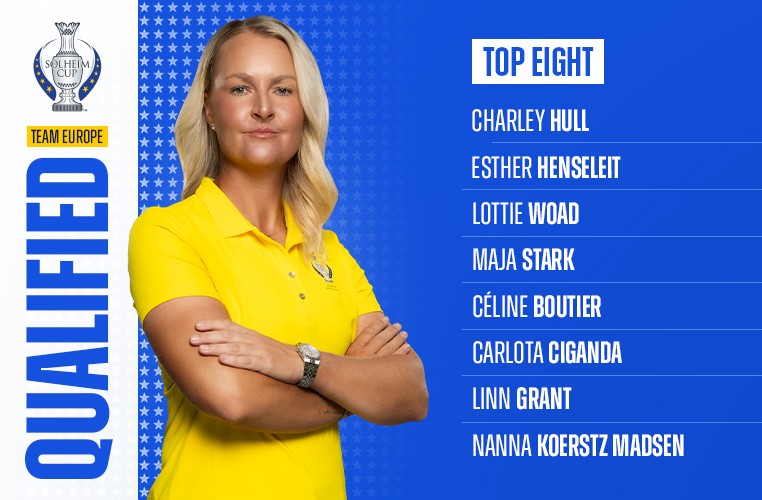 Eight Automatic Qualifiers for 2026 European Solheim Cup Team Confirmed